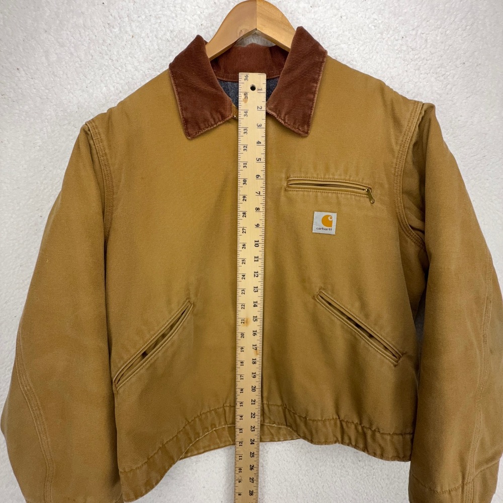 Carhartt Detroit Jacket Blanket Lined Mens Large 42 J01 BRN‎ Brown - Picture 7 of 16